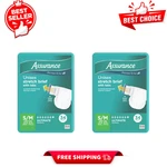 2 Pack Assurance Unisex Stretch Briefs With Tabs S/m 34 Count Each, Total 68 Ct. Fixed Price $39.99.