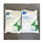 2 Of Medline Incontinence Pants Xl 5-PACK Seamless Knit White/green Unisex. Fixed Price $13.00.