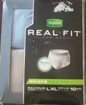 Depend Real Fit Incontinence Underwear Men Maximum 10 Briefs L/xl Multi Color. Fixed Price $42.88.