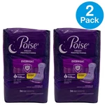 Poise Fresh Protection Overnight Pads 36 2 Pack New. Fixed Price $50.00.