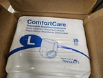 Comfortcare Disposable Absorbent Underwear Large 44 - 54IN BG/25. Box Of Four.. Fixed Price $29.99.