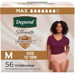Women Bladder Leak Protection - Depend Silhouette Underwear Medium 56CT. Fixed Price $74.99.