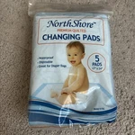 Baby Disposable Changing 5 Pack Underpads Ultra Soft. Fixed Price $10.00.