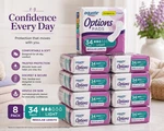272 Count Equate Options Women Unscented Incontinence Pads Light Regular Length. Fixed Price $69.79.