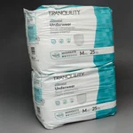 Tranquility 2PK Of 25 Essential Underwear Heavy Medium (34-48IN) White. Fixed Price $32.48.