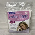 Salk Light & Dry Washable Ladies Bladder Control Panty White Size: Xlarge. Fixed Price $10.40.