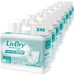 Livdry Incontinence Pad Insert Long Length, Protection For And Women, Ex.... Fixed Price $233.99.