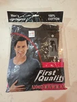 First Quality Black Thermal Underwear Men 2XL 100% Cotton New In Package Nos. Fixed Price $29.99.