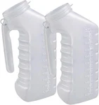 Vakly Male Urinal Bottle With Cover & Handle (pack Of 2) Portable Handheld. Fixed Price $14.63.