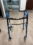Nova Designer Adult Folding Walker W/5" Wheels, Blue. Fixed Price $99.95.