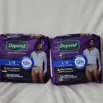 Depend Fresh Protection Night Defense Underwear Men L/g Gray 14 (2 Pack). Fixed Price $30.00.