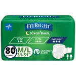 Fitright Extended Wear Stretch Briefs, Overnight Adult Diapers With Tabs, Size 1. Fixed Price $119.98.