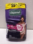 Depend Night Defense Women's Small 26 Ct See Description. Fixed Price $8.99.