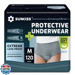Sunkiss Incontinence Underwear For Men, Daytime Disposable Adult Pull Ups,. Fixed Price $136.98.