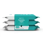 Amazon Basics Adult Wet Wipes Flushable 42 Count (pack Of 3), White. Fixed Price $7.37.