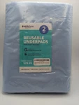 Underpads Washable Reusable Waterproof Urinary Incontinence (2) 34X36 Improvia. Fixed Price $24.00.