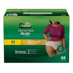 Depend Fit-flex Incontinence Pants For Women Size 88 Count. Fixed Price $79.99.