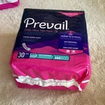 Prevail Daily Incontinent Pad 9.25" Regular Length Light 30 Ct. Fixed Price $6.00.