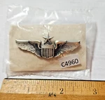 U.s. Air Force Senior Pilot Wings Miniature Badge Nos Sealed Package Sweetheart. Fixed Price $14.99.