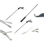 Set Of 5 Lapa Grasping Forceps, Hook, Suction Tube And Skin Staple LP-070. Fixed Price $223.99.