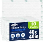 Heavy Duty Underpads 40X40 Inch - 180 Gram Absorbent Disposable Bed Pads, Lea. Fixed Price $32.90.