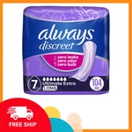 Always Discreet Incontinence Pads For Women, Ultimate Extra Protect, LONG,104. Fixed Price $56.99.