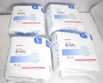 Of 4 Mckesson Super Moderate Absorbency Adult Disposable Cloth Briefs Large. Fixed Price $47.91.