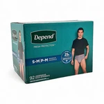 Depend Fresh Protection Adult Incontinence Underwear Men's S-m 92 Count. Fixed Price $42.01.