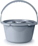 Mckesson 146-11106 Commode Bucket 7.5 Quart With Metal Handle Cover Ct. Fixed Price $16.29.