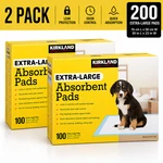 2-PACK Kirkland Signature Extra-large Absorbent Pads, 30" 23", 100-COUNT. Fixed Price $66.85.