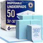 50PACK Ultra Thick Bed Pads Disposable Adult & Pee For Dogs, Super Absor.... Fixed Price $44.99.