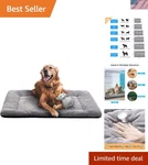 Comfort-enhancing Crate Pad 42 Washable & Anti-slip Large Dogs. Fixed Price $45.99.