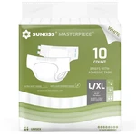 Sunkiss Masterpiece Adult Diapers With Tabs, Unisex Disposable Incontinence B.... Fixed Price $70.51.