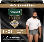 Real Fit Adult Diapers, Incontinence Underwear For Men, Disposable, Maximum Abso. Fixed Price $77.95.