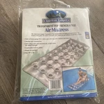 Vintage American Camper Transparent Top French Style Air Mattress Pool Float. Fixed Price $60.00.