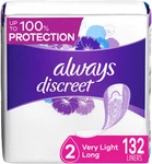 Adult Incontinence & Postpartum Liners For Women, Size 2, Very Light Absorbency,. Fixed Price $49.95.