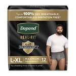 Depend Real Fit Underwear For Men, Large/x-large. Fixed Price $26.73.