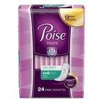 Poise Long Length Bladder Control Pad Light Absorbency Absorb-loc One Size Fits. Fixed Price $21.39.