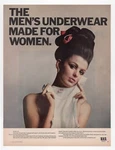 Vintage 1960S Large Size Mag Print Bvd Men's Underwear Made For Women Sexy. Fixed Price $12.00.