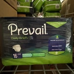 Prevail Daily Briefs Adult Sm 20-31 Underwear 16CT PV-011 Case Of 10. Fixed Price $85.00.