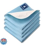 Soloshine Bed Pads Washable Waterproof, 52" X 34" (4 Pack) Incontinence. Fixed Price $56.79.