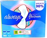 Always Infinity Flexfoam Heavy Flow Pads With Flexi-wings Unscented Size 2 80 Ct. Fixed Price $29.57.