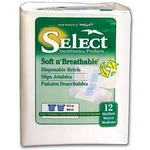 Select Soft Breathable Disposable Briefs Heavy Absorbency Adult Diapers. Fixed Price $27.00.