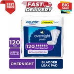 Equate Women Incontinence Pads Overnight Absorbency 120 Count Unscented. Fixed Price $33.49.