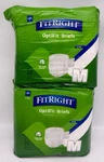 Medline Fitright Optifit Briefs Adult Diapers 32 - 44 Extra Absorbency 40 Ct. Fixed Price $29.99.