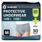 Sunkiss Incontinence Underwear For Men, Daytime Disposable Adult Pull Ups, Me.... Fixed Price $52.44.