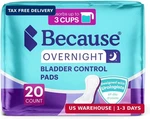 Because Overnight Incontinence Pads For Women Moderate-to-heavy Absorbency. Fixed Price $26.78.