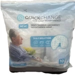Quickchange Men's Incontinence Wrap Maximum Absorbency/urine Manage 10CT.. Fixed Price $16.11.