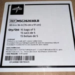 Medline MSC282030LB Underpads Chucks X 36" 15 Bags Of Packs. Fixed Price $80.00.