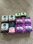 Mix Lot Of 234 Pads Kotex Clean & Secure Overnight Carefree Poise Protection. Fixed Price $49.99.